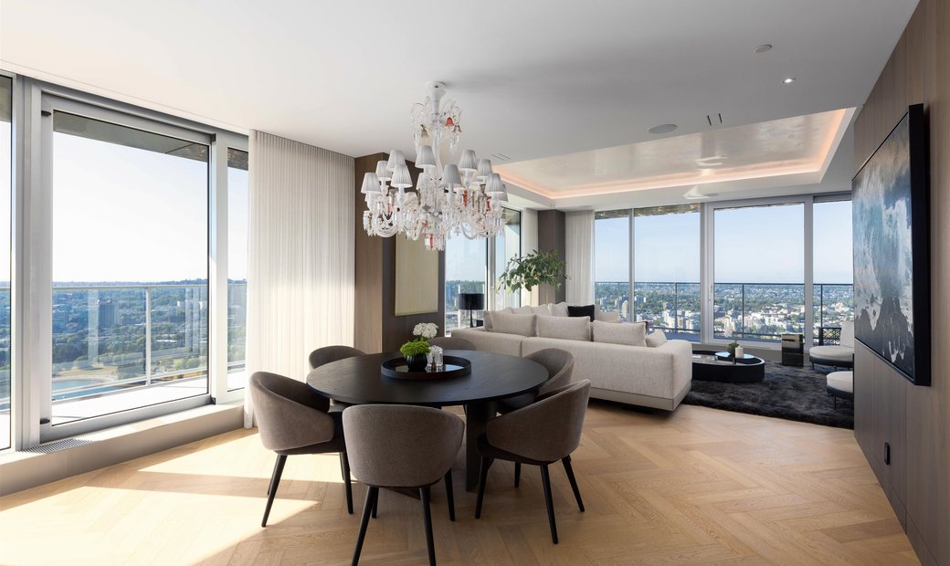 Luxus Penthouse In Einem In Vancouver, Britisch Kolumbien, Kanada Zu ...