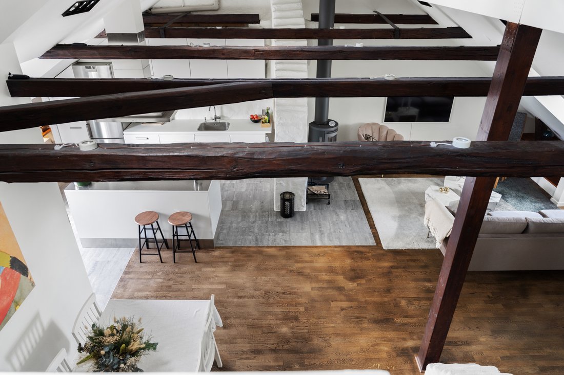 Photo inspiration: Fresh Look at Unique Penthouse With A Sunny Terrace In Stockholm Stockholm County