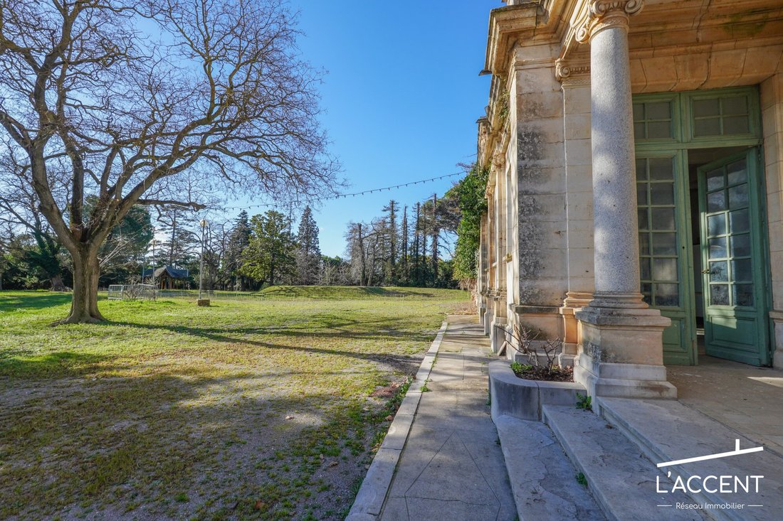 A Slumbering Vineyard Château Awaits Your Renaissance Near Montpellier