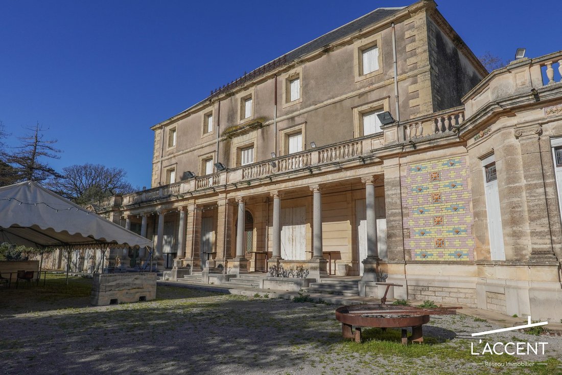 A Slumbering Vineyard Château Awaits Your Renaissance Near Montpellier
