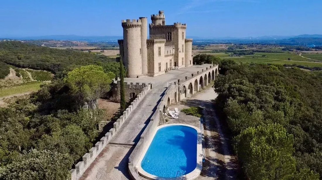 A Crown of Stone & Sky: 1899 Château Over Five Departments’ Dreamscape