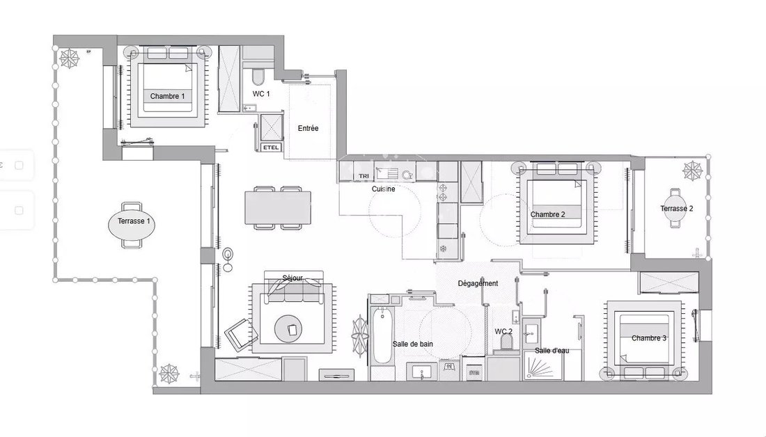 Apartment in Littoral, Le Touquet-Paris-Plage, France 3 - 16094584