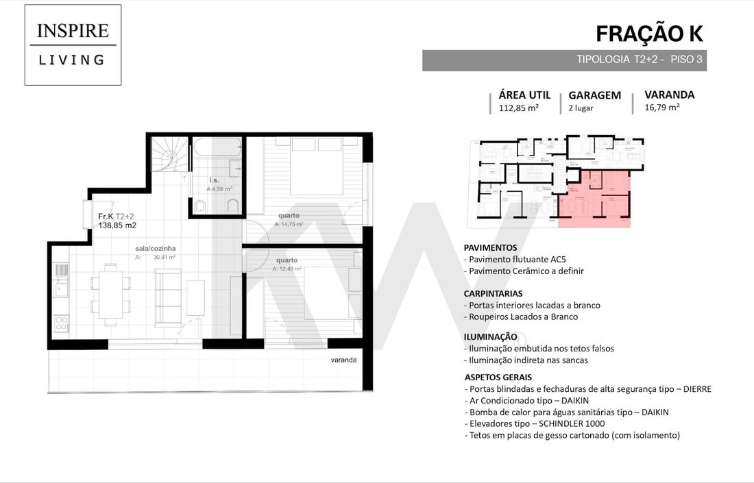 Apartment in Viseu, Viseu District, Portugal 1 - 16102320