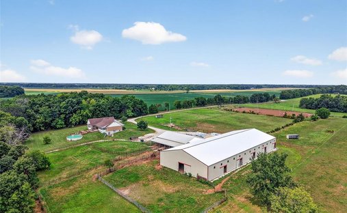 Corps de ferme à Wright City, Missouri, États-Unis 1