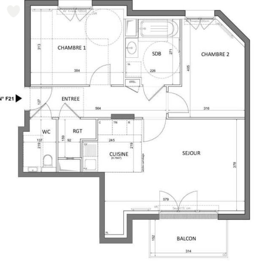 Apartment in Le Vieux-Saint-Maur, Saint-Maur-des-Fossés, France 1 - 16112584