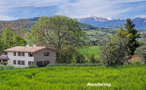 Maisons de campagne à Colmurano, Marches, Italie 1
