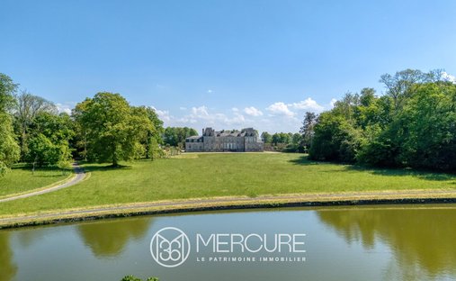 20 Minutes From The Sea : 19th C. Neogothic Style Chateau In Normandy