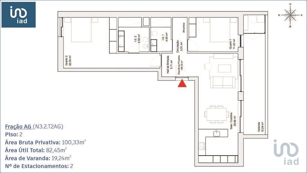 Apartment in Gloria e Vera Cruz, Aveiro District, Portugal 1 - 16128403