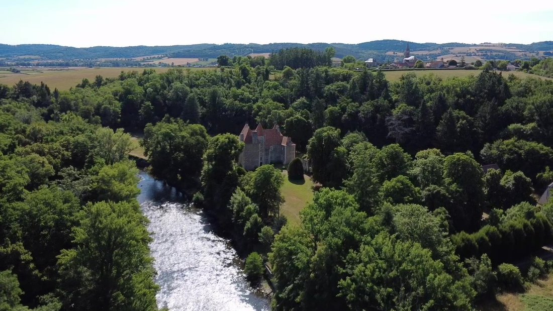 Whispers of the Sioule: A 13th-Century Castle’s Timeless Embrace