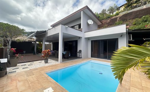 Haus in Punaauia, Inseln über dem Winde, Französisch-Polynesien 1