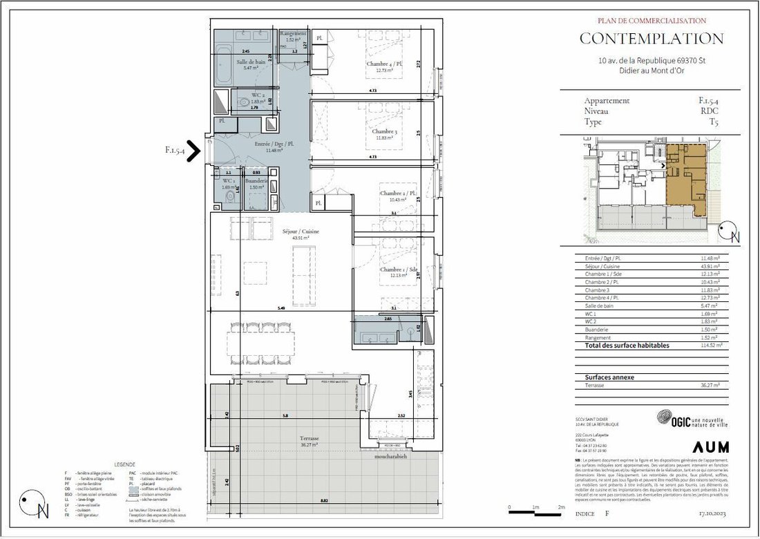 Apartment in Centre et Sud Est, Saint-Didier-au-Mont-d'Or, France 3 - 16130705
