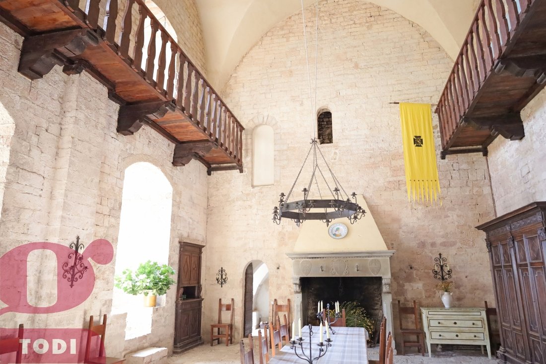 Whispers of Umbria: A 12th-Century Abbey Crowned by 580 Wild Acres