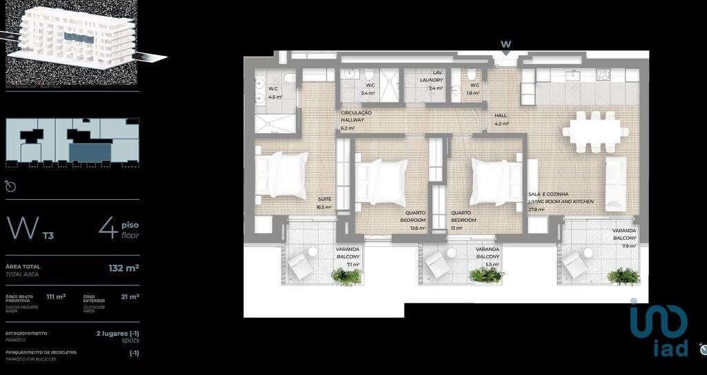 Apartment in Mafamude e Vilar do Paraiso, Porto District, Portugal 1 - 16140846