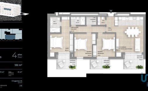 Apartamento en Mafamude y Vilar do Paraiso, Distrito de Oporto, Portugal 1