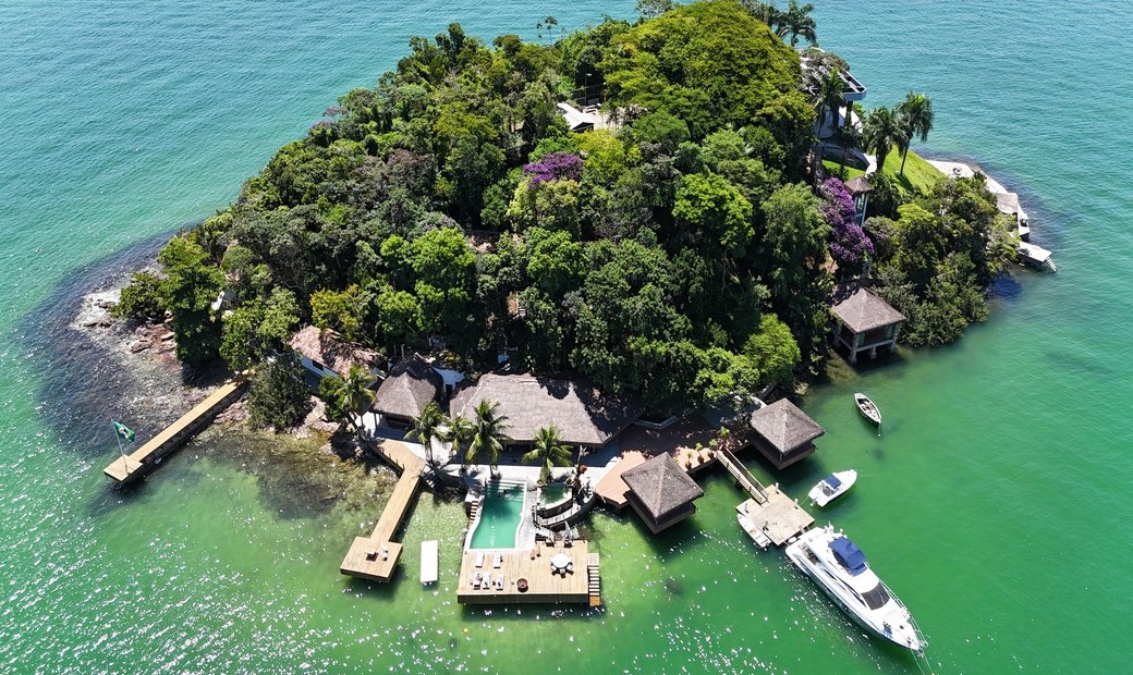 Private Island With Full In Angra Dos Reis, State Of Rio De Janeiro ...