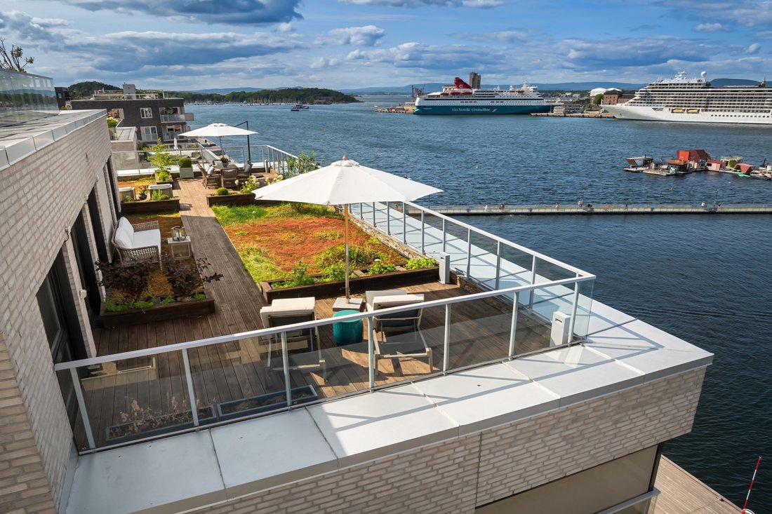 View of A Swedish Penthouse with Industrial Touches - The Nordroom
