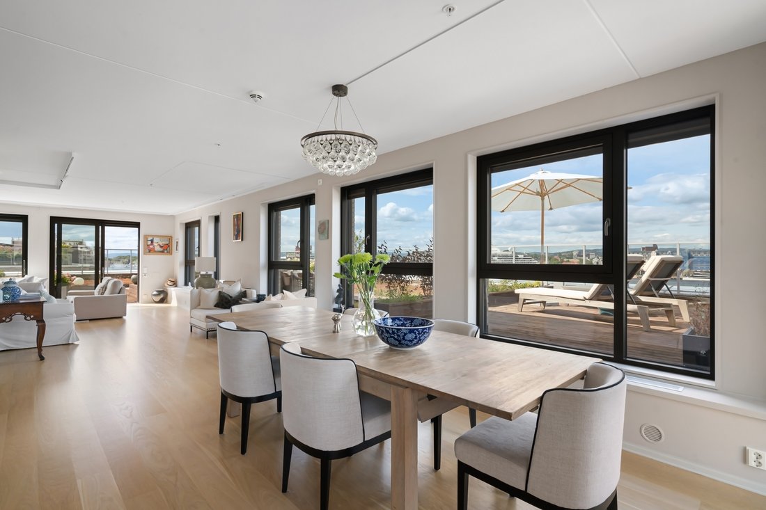 Image showcasing A Bright Penthouse Apartment in Oslo - The Nordroom