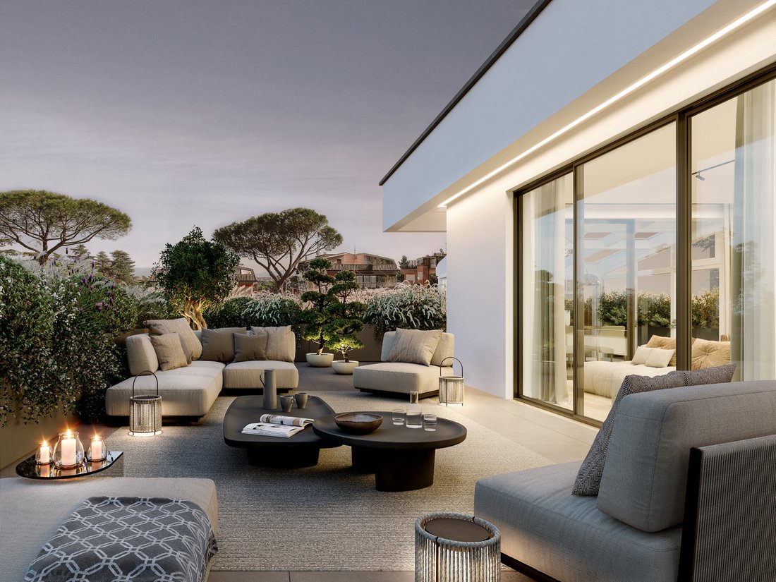 Image showcasing Stunning Multi Level Penthouse With Terraces In Rome, Lazio, Italy For ...