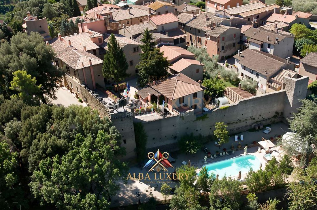 Whispers of Three Eras: A Timeless Umbrian Castle Crowned by Centuries