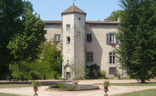 Schloss in Clermont-Ferrand, Auvergne-Rhône-Alpes, Frankreich 1