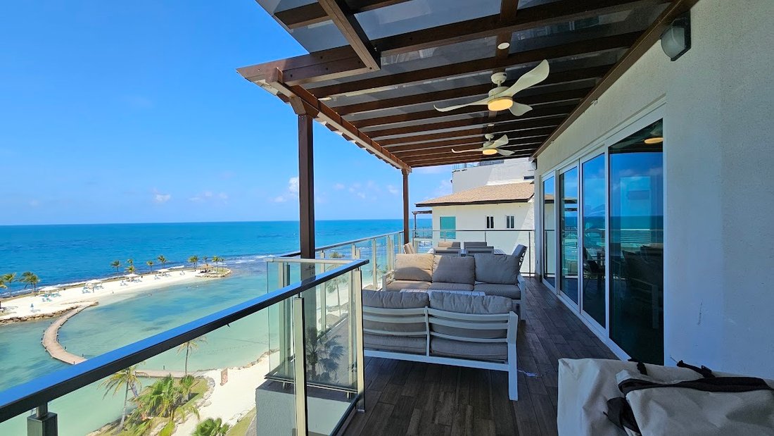 View of Luxury Oceanfront Apartment In Playa In Maria Chiquita, Colón Province ...