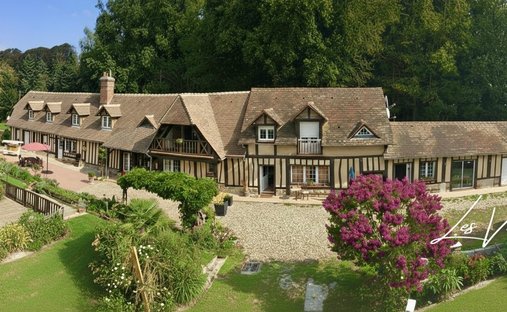 Castle for Sale in Veules-les-Roses, Normandy, France