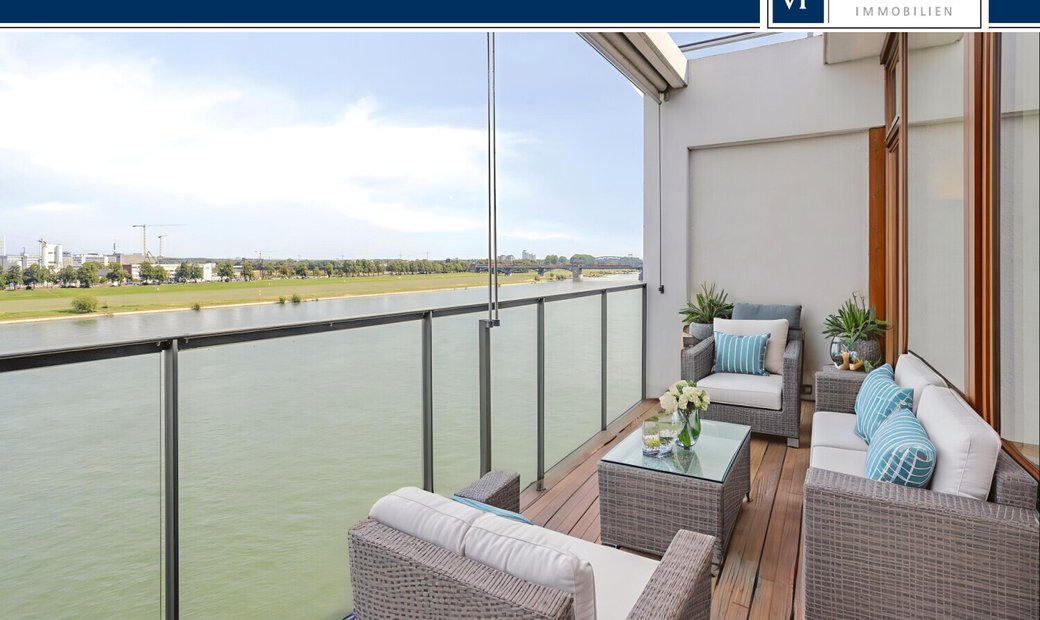 Penthouse Dream In The Rheinauhafen In Cologne, North Rhine Westphalia ...