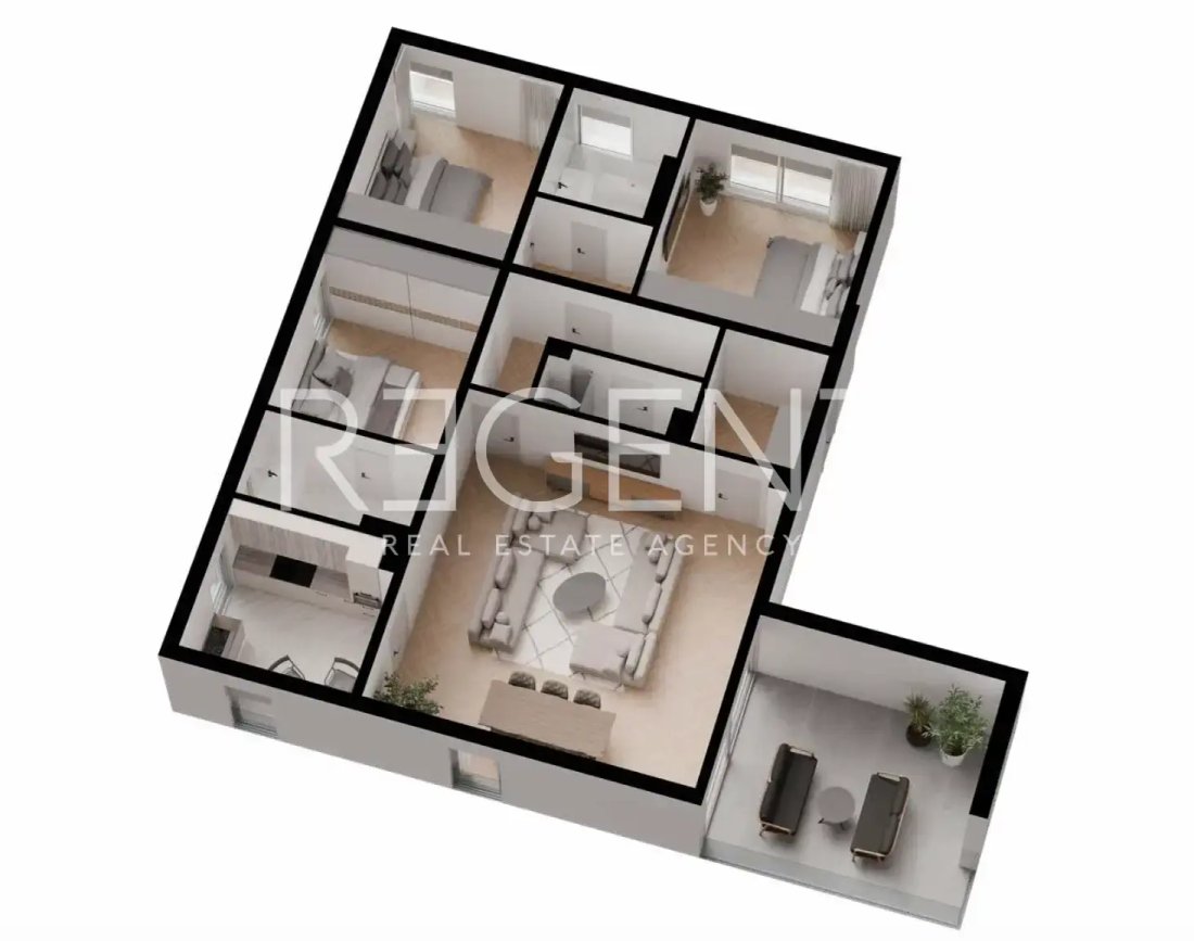 Apartment in Meje, Split, Split-Dalmatia County 4 - 16184457
