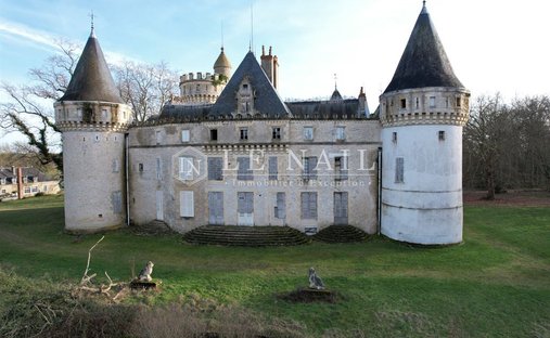 Castle in Sancoins, Centre-Val de Loire, France 1