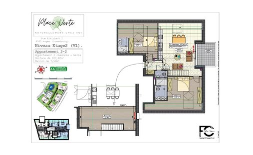 Wohnung in Roeser, Kanton Esch an der Alzette, Luxemburg 1