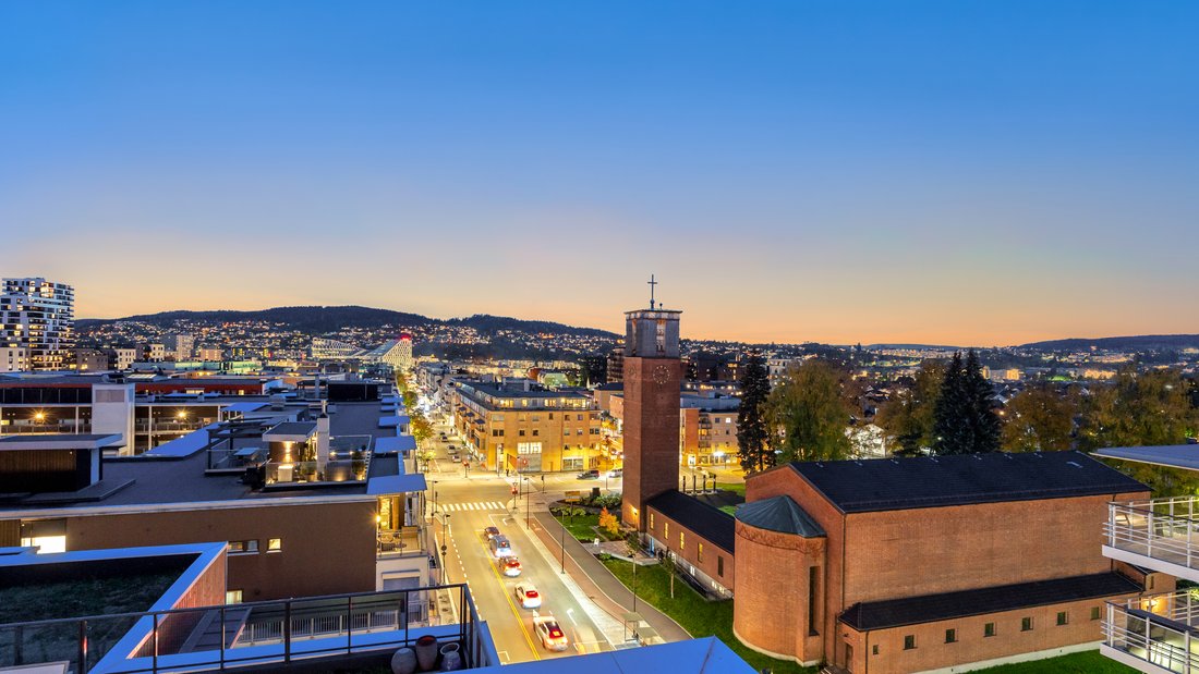 View of This Oslo penthouse is a tribute to crafted Norwegian wood | Wallpaper*