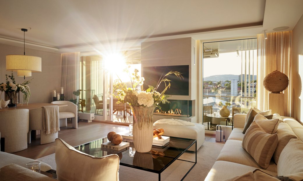 Exclusive Upscale Apartment With Sea Views, Garage, In Sentrum, Oslo ...