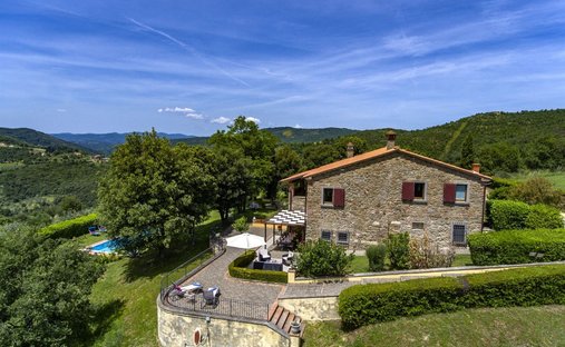 Villa en Civitella in Val di Chiana, Toscana, Italia 1