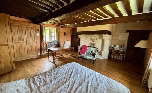 2h From Paris, In The Heart Of The Pays D’auge Area. A Listed 16th /18th Century Chateau Set In Abou