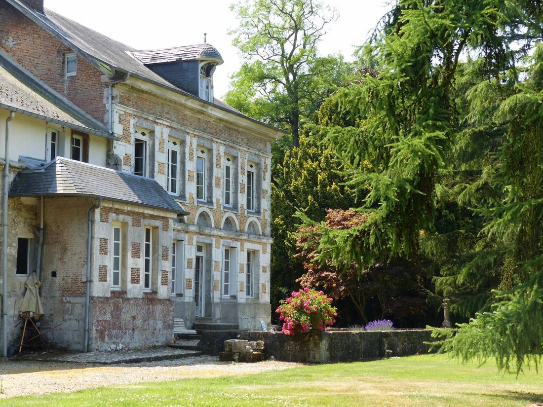 A Viking’s Legacy: Étretat’s Timeless Stone Manor in 16 Acres of Whispering Parkland