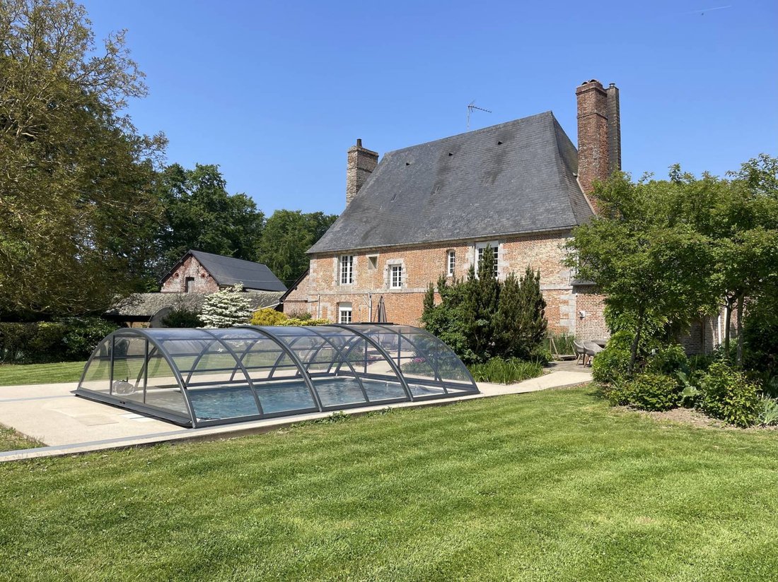Saint-Jean’s Whisper: A 1640 Monastery Manor in Normandy’s Golden Light