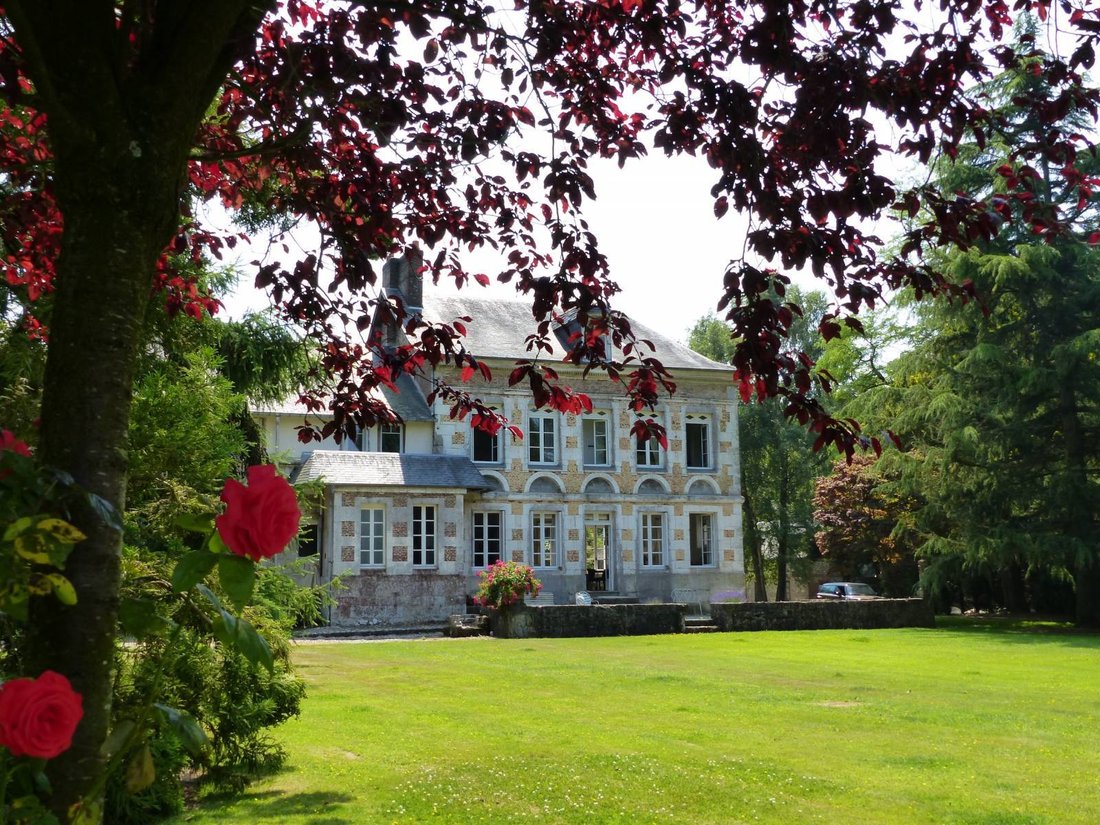 A Viking’s Legacy: Étretat’s Timeless Stone Manor in 16 Acres of Whispering Parkland
