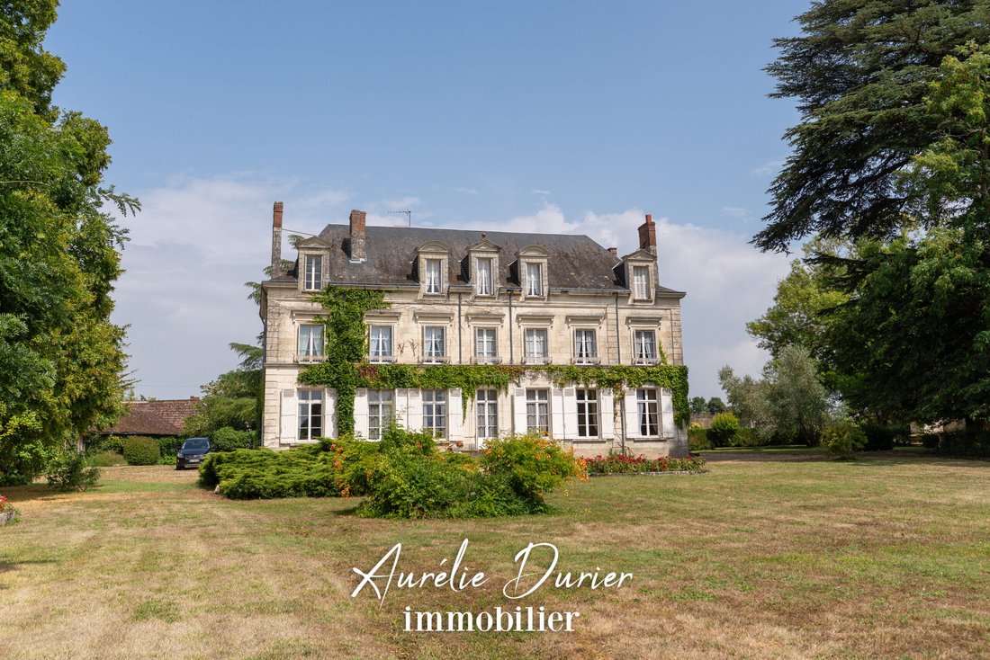 Whispers of Elegance: A 19th-Century Manor’s Timeless Embrace in Descartes’ Verdant Heart