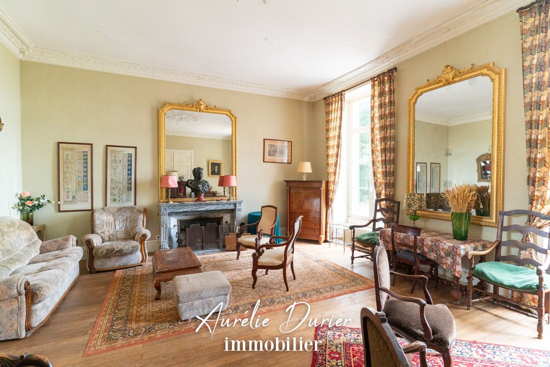 Whispers of Elegance: A 19th-Century Manor’s Timeless Embrace in Descartes’ Verdant Heart