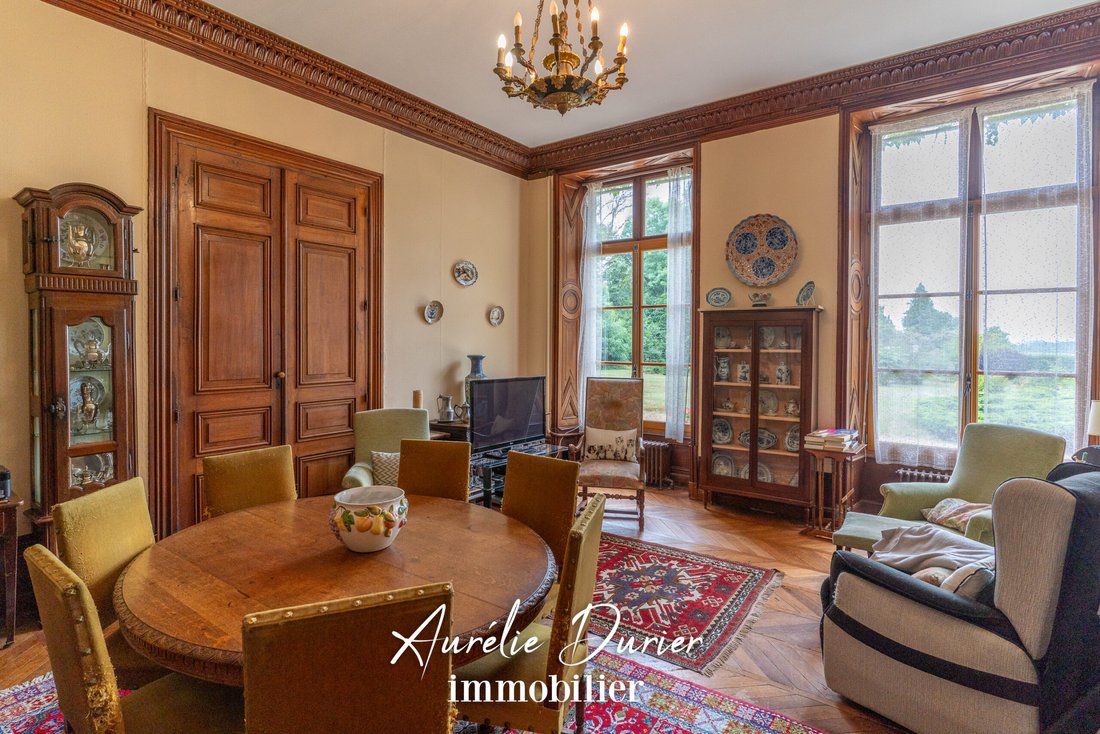 Whispers of Elegance: A 19th-Century Manor’s Timeless Embrace in Descartes’ Verdant Heart