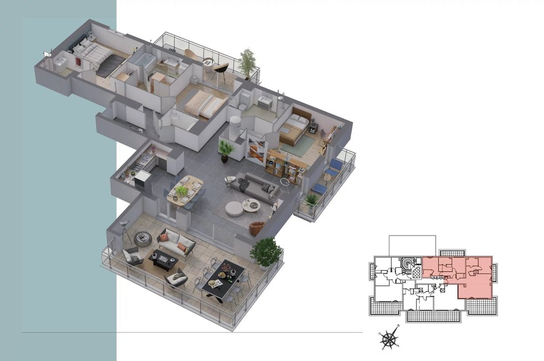 Apartment in Val de Gorbio, Roquebrune-Cap-Martin, France 4 - 16262064