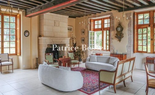 Spacious Property With Separate Guest Lodgings In Wooded Park Of 19 Acres, 15 Km From Blois.