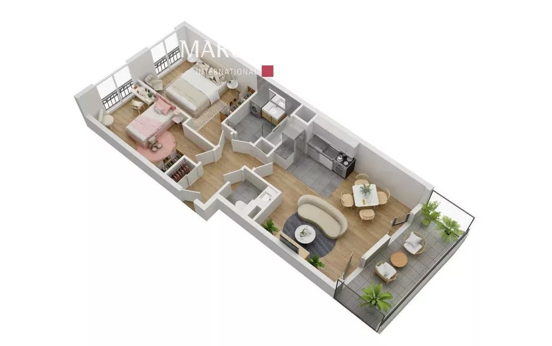 Apartment in Hôtel de Ville-Planchette, Levallois-Perret, France 5 - 16279725