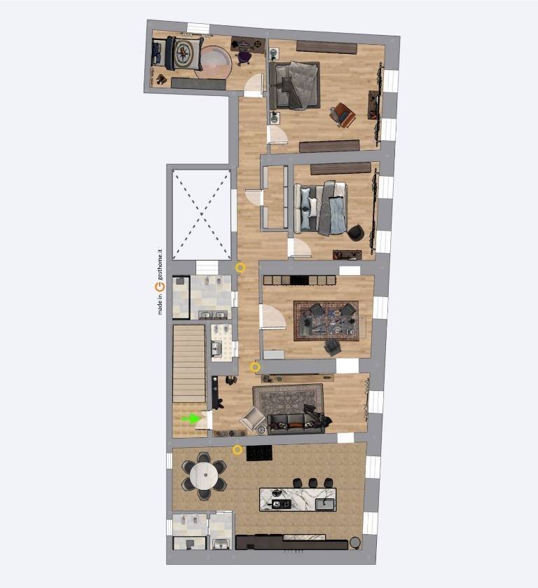Apartment in Siena, Tuscany, Italy 1 - 16279435