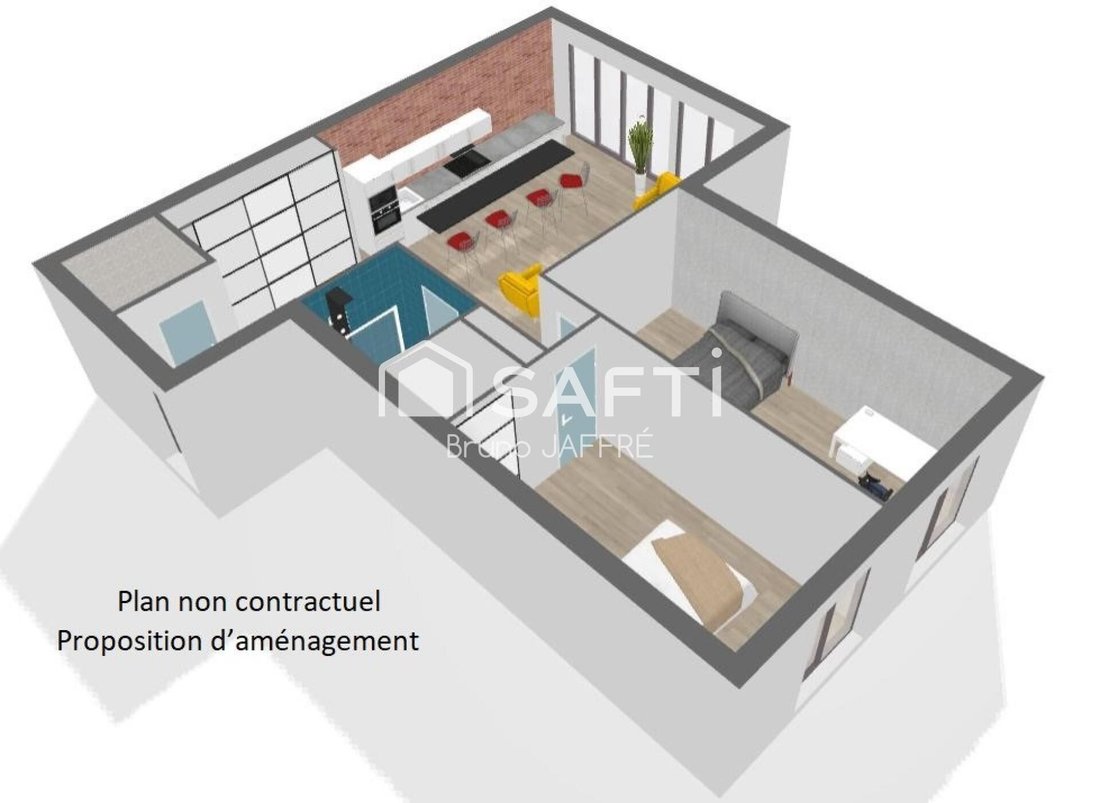 Wohnung in Sankt Lambert, Paris 15e Arrondissement, Paris 5 - 16283798