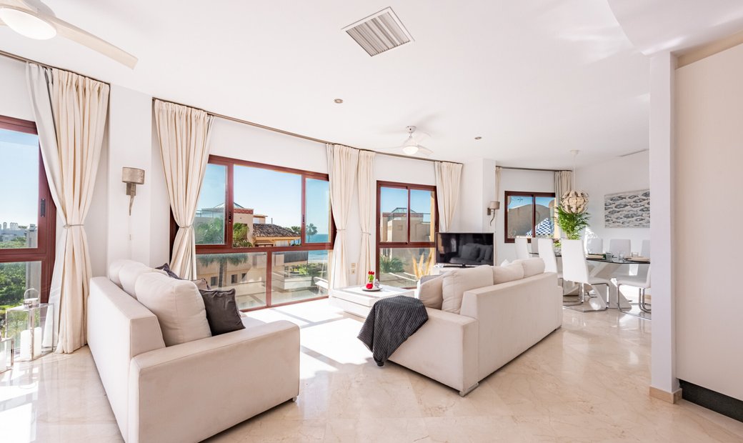 Photo inspiration: Elegant Beachside Penthouse With Panoramic In Cancelada Estepona Photo Inspiration