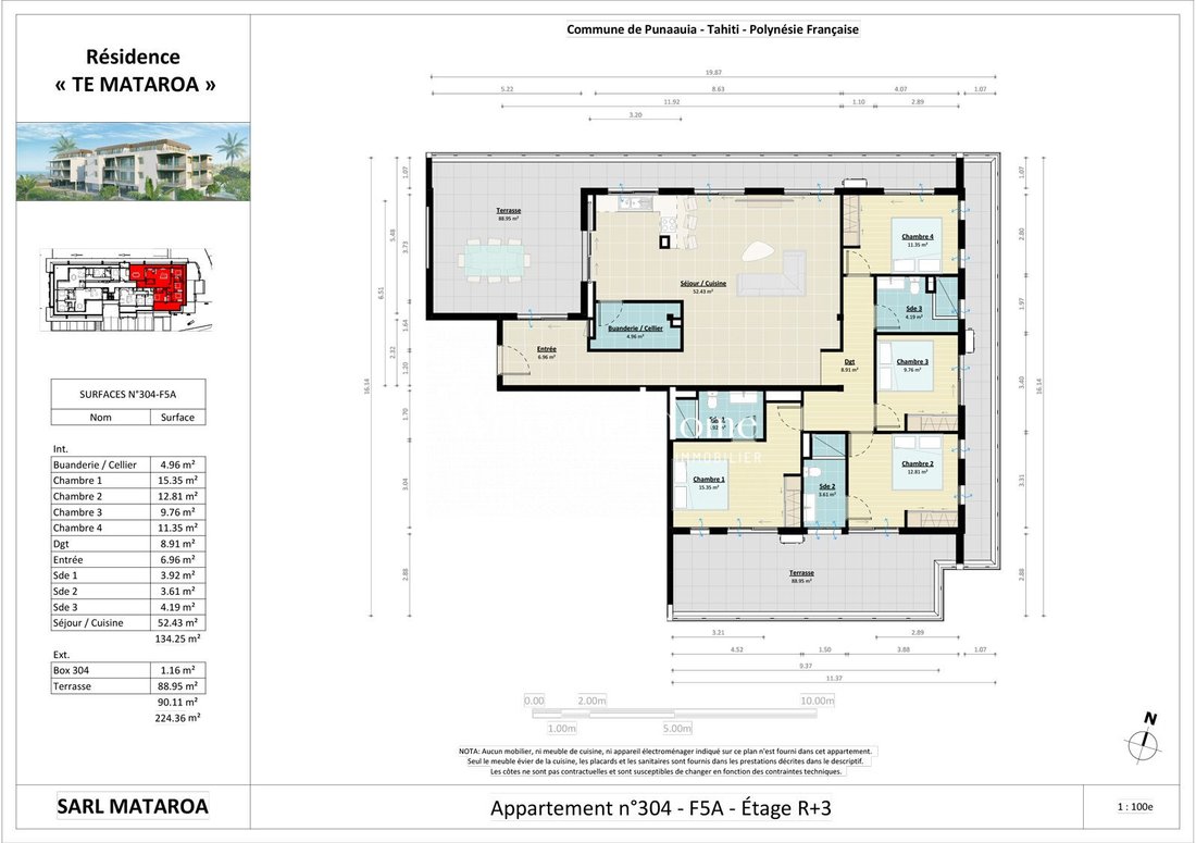 Apartment in Puna'auia, Windward Islands, French Polynesia 1 - 16288641