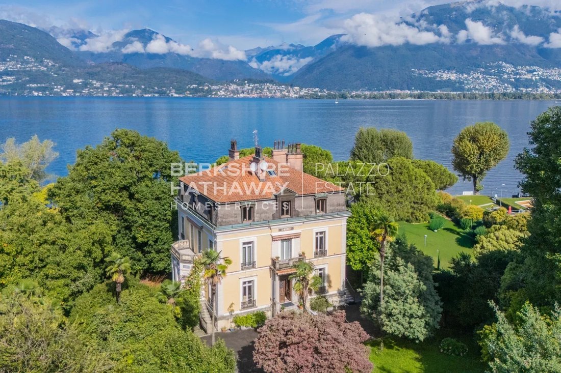 A Prestigious Ticino Estate With Private Beach