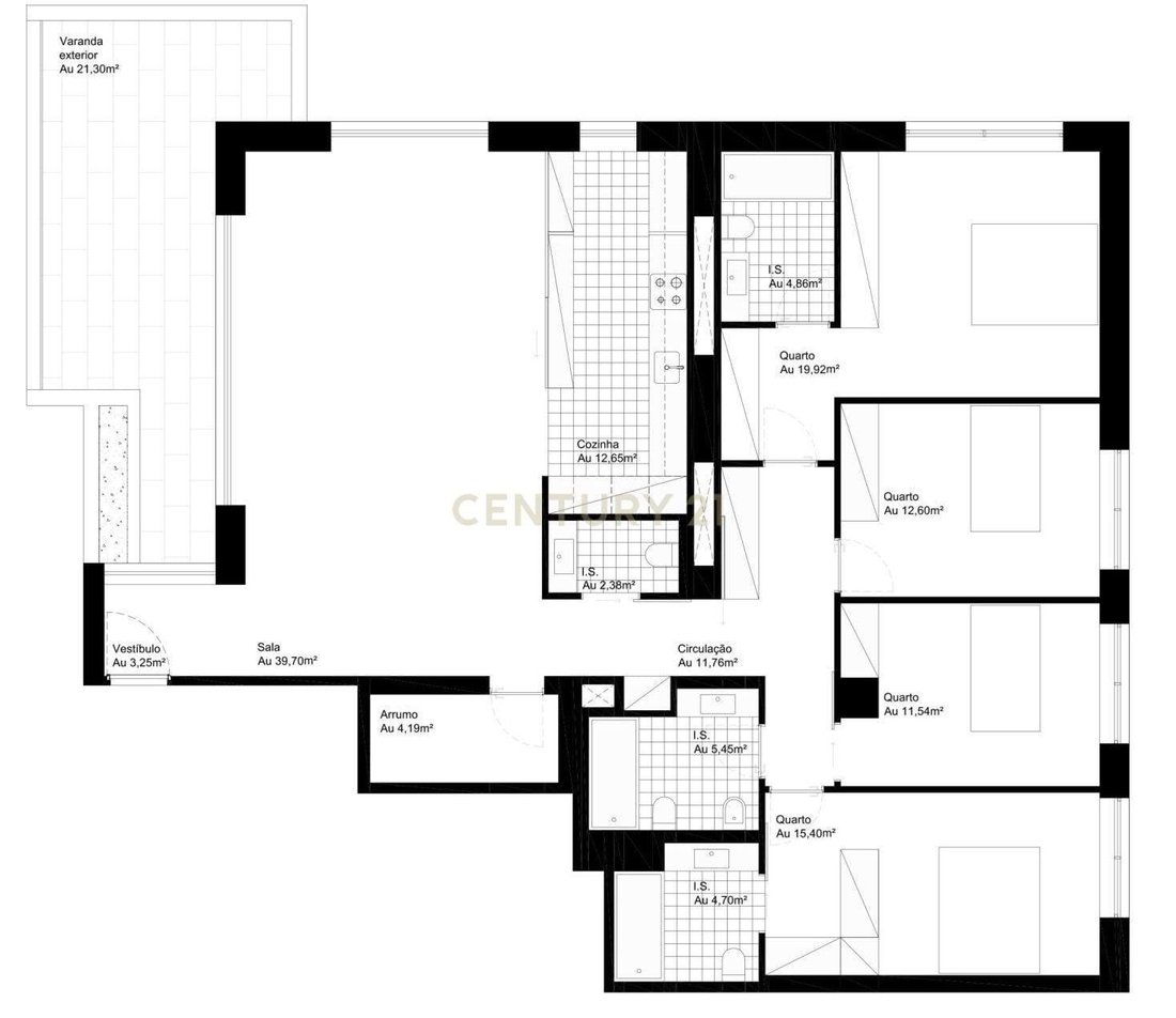 Wohnung in Matosinhos und Leca da Palmeira, Distrikt Porto, Portugal 2 - 16307660
