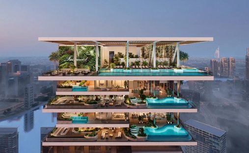 Penthouse en Lago Burj Khalifa, Centro de Dubái, Dubái 1